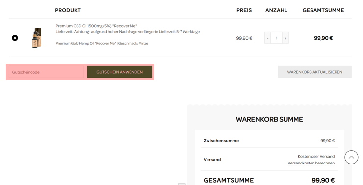 wo ist ein breathe organics Gutscheincode einzulösen