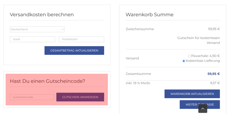 wie wird ein malantis Gutscheincode eingeloest