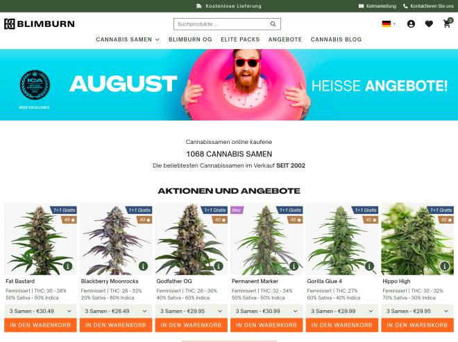Screenshot des Shops