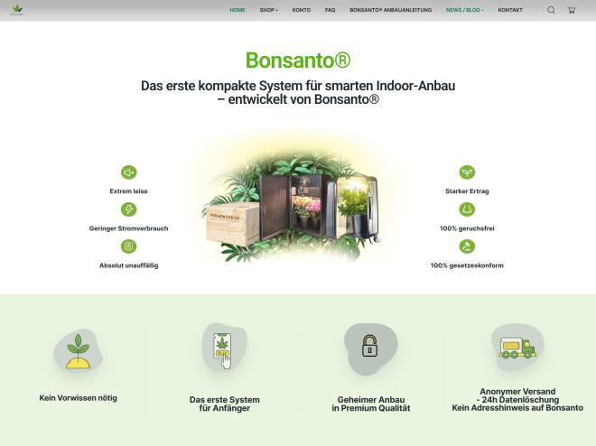 Screenshot des Shops