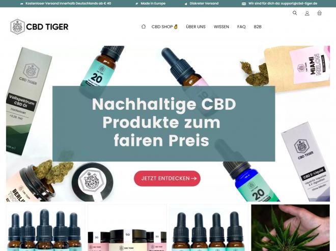 Screenshot des Shops