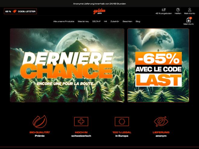 Screenshot des Shops