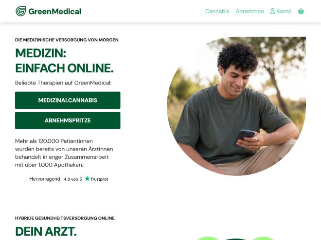 Screenshot des Shops