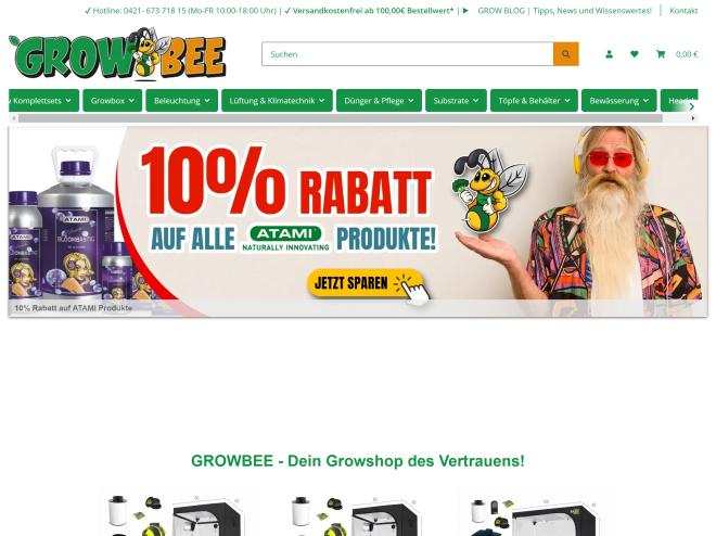 Screenshot des Shops