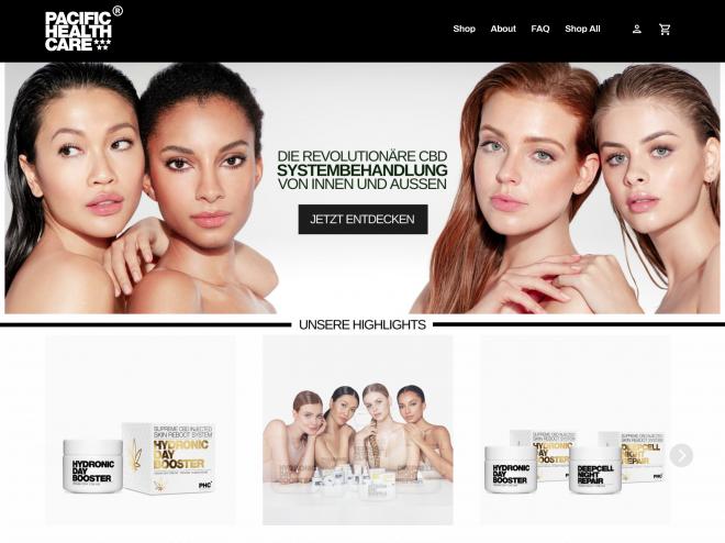 Screenshot des Shops