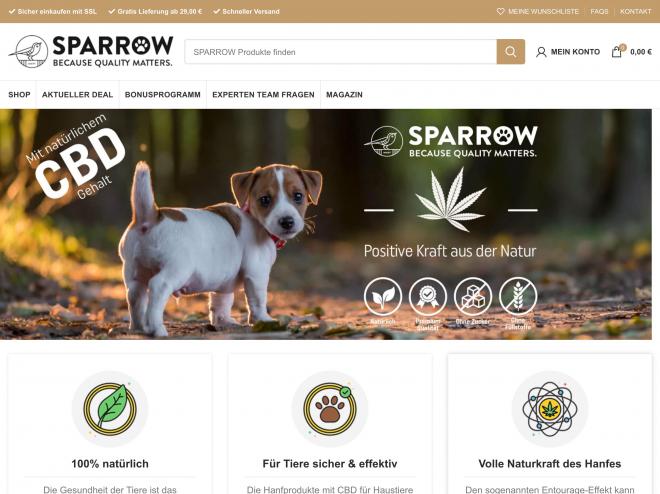 Screenshot des Shops